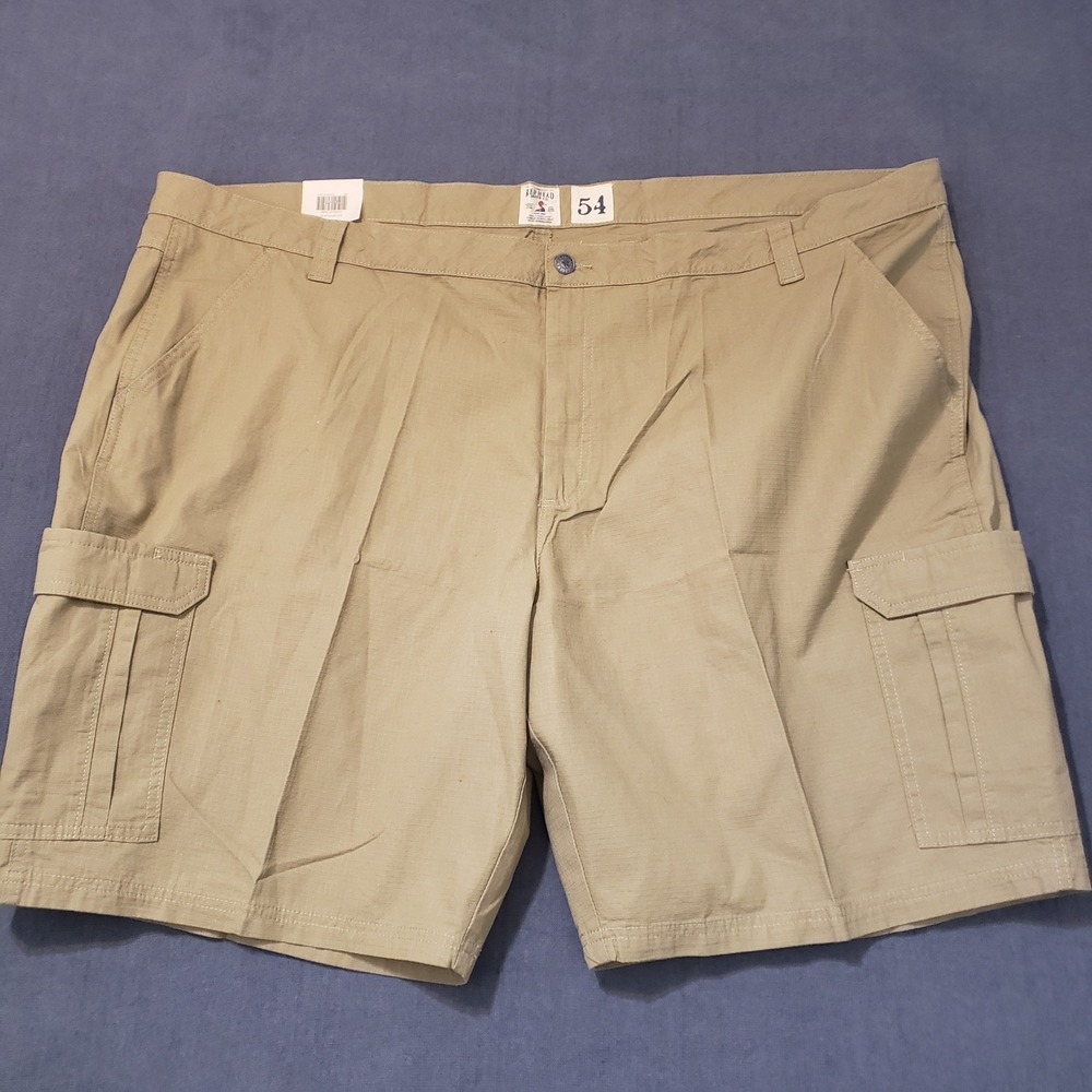 Red Head Cargo Shorts‎ Mens 54 Tan Ripstop Cotton Copper Creek Utility Outdoor